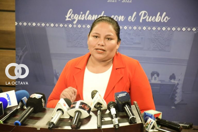 Diputada del MAS Daysi Choque.