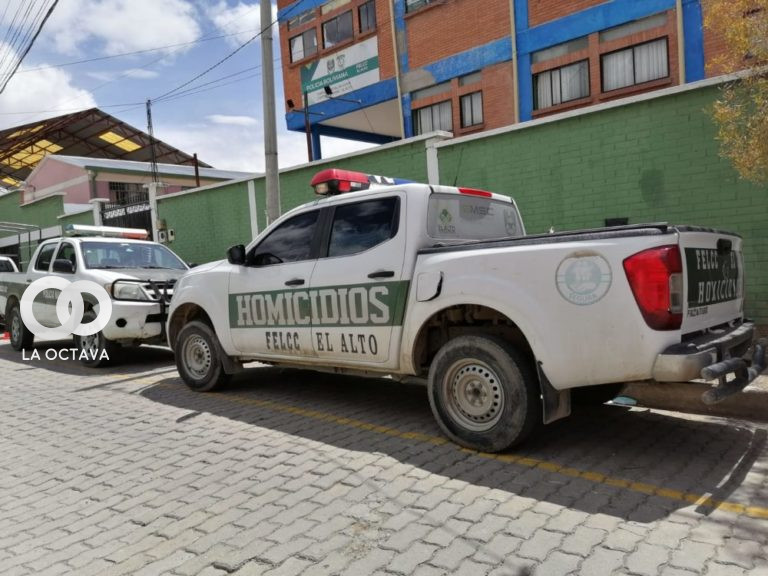 División de homicidios de El Alto.