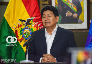 Edgar Montaño, Ministro de Obras Públicas...