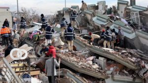 Edificios destruidos por terremoto en Turquía.