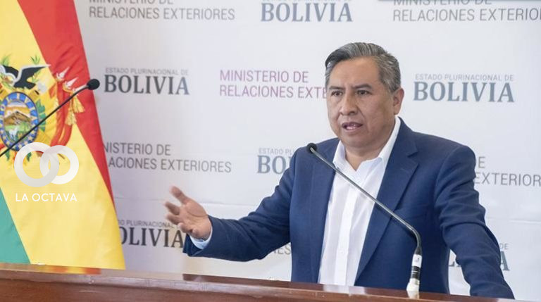 El canciller Rogelio Mayta (archivo). Foto. Cancillería