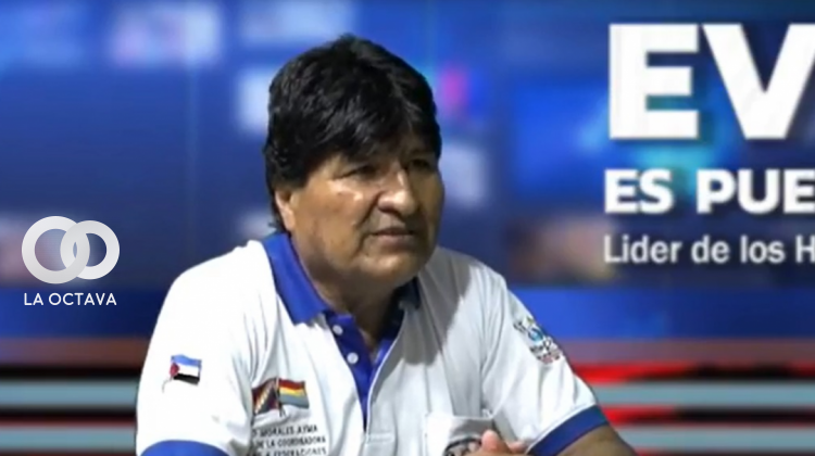 El expresidente Evo Morales. Foto. Captura de pantalla