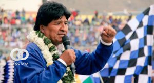 Evo Morales, Jefe del MAS.