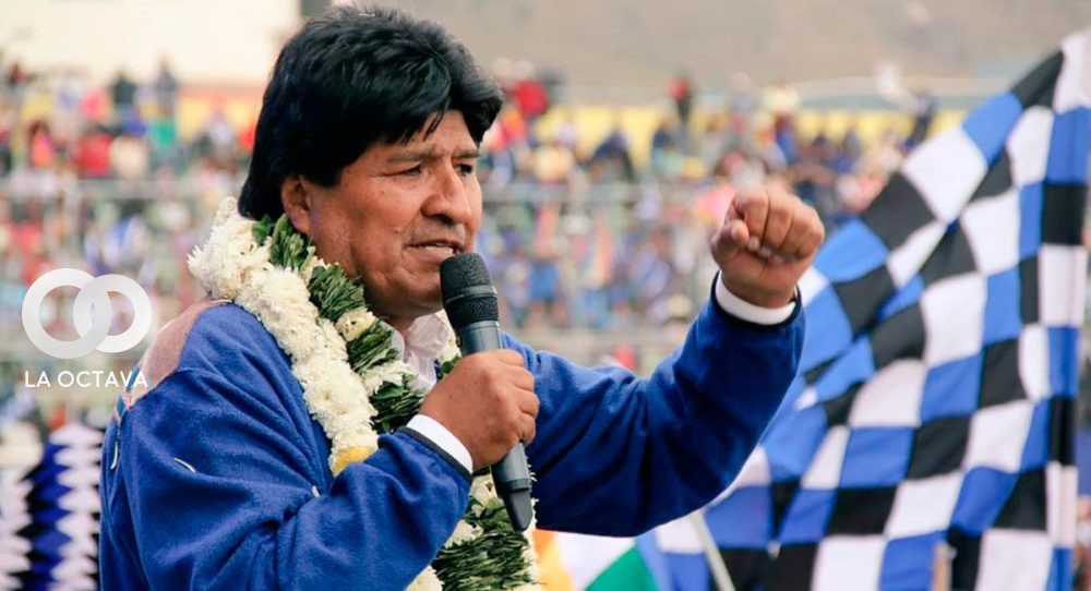 Evo Morales, Jefe del MAS.