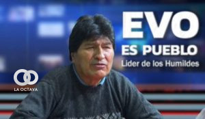 Evo Morales en su programa de radio.