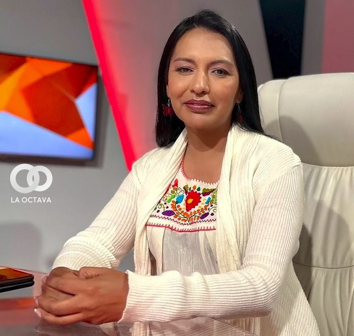 Estela Machicado Montaño, Gerente Ejecutiva de la Editorial del Estado Plurinacional de Bolivia
