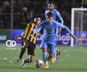 Diego Wayar y Patricio Rodríguez en un clásico anterior