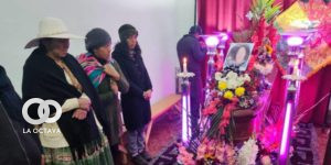 Wilma es velada por sus familiares en El Alto
