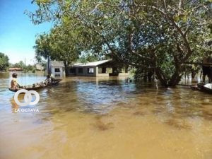 Fuertes lluvias generan inundaciones en Beni