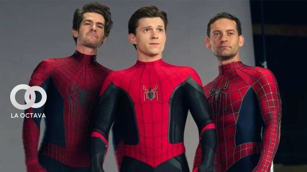 "Spider- Man: No way home" reunió a los tres 'Peter Parker': Tom Holland, Tobey Maguire y Andrew Garfield