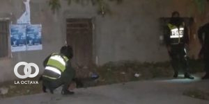 Lugar de los hechos donde el hombre apuñaló