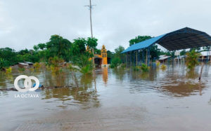 Inundación en el TIPNIS a finales de enero. Foto. GAM San Ignacio.