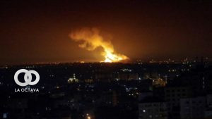 Israel ataca objetivos de Hamás en Gaza.