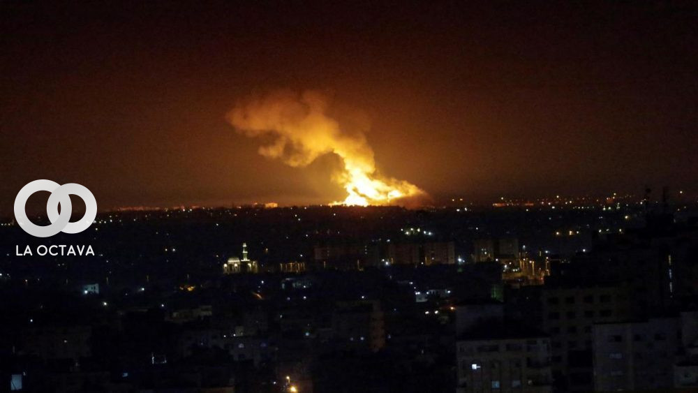 Israel ataca objetivos de Hamás en Gaza.