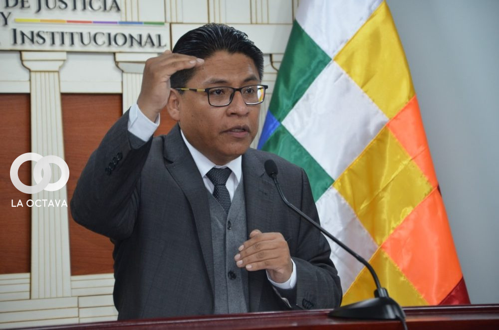 Iván Lima, Ministro de Justicia.