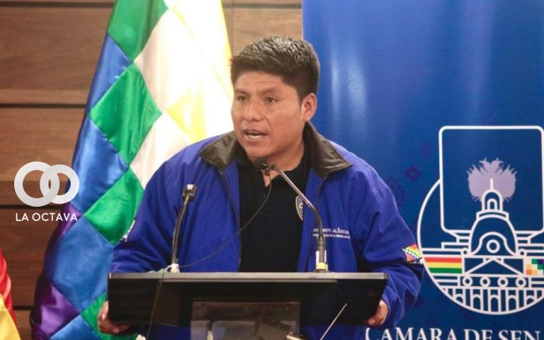 Leonardo Loza, Senador del MAS del ala evista.
