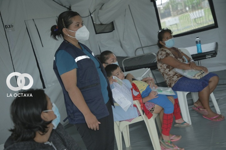 Pacientes de dengue en Santa Cruz.