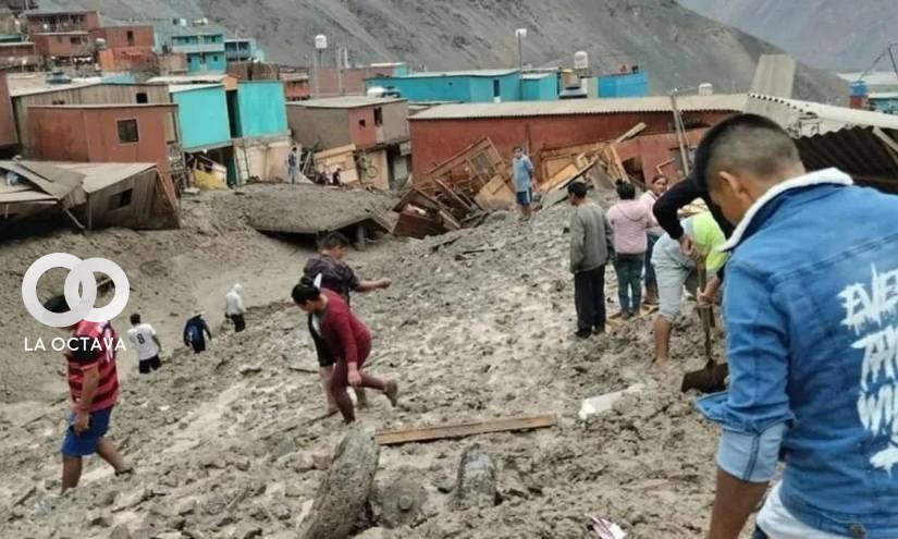 Personas mueren tras alud por fuertes lluvias en el Perú.