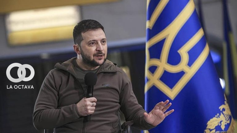 Volodimir Zelenski, Presidente de Ucrania.