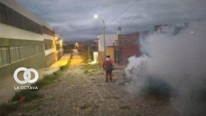Barrios de Tarija en desinfección