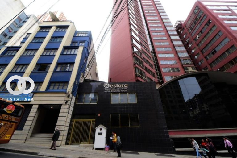 Oficinas de la Gestora Pública de la Seguridad Social de Largo Plazo en La Paz. Foto: ABI
