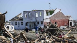 Daños que dejó la gran tormenta en Mississippi. Foto: Anadolu Agency