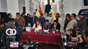 La Comisión Mixta brindó una conferencia de prensa en el inicio de la recepción de postulaciones. Foto: SENADO