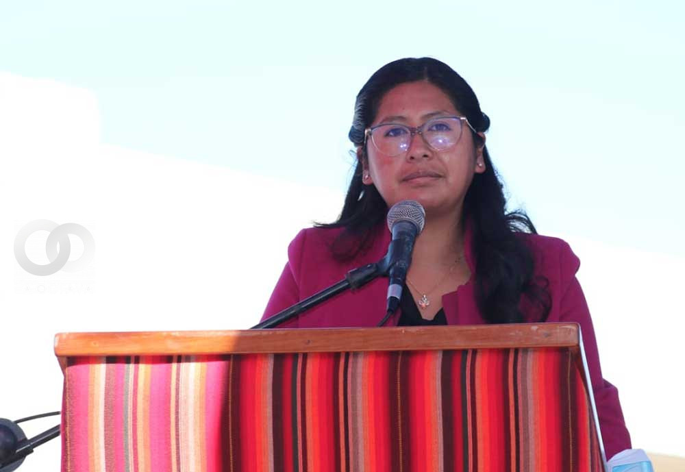Eva Copa, Alcaldesa de El Alto.