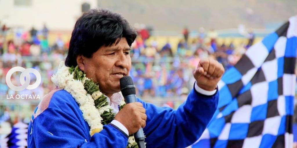 Evo Morales, líder del MAS.
