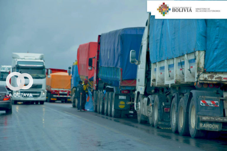 Tránsito de carga boliviana es regular