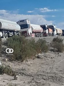 Bloqueo en carreteras por ciudadanos Potosinos