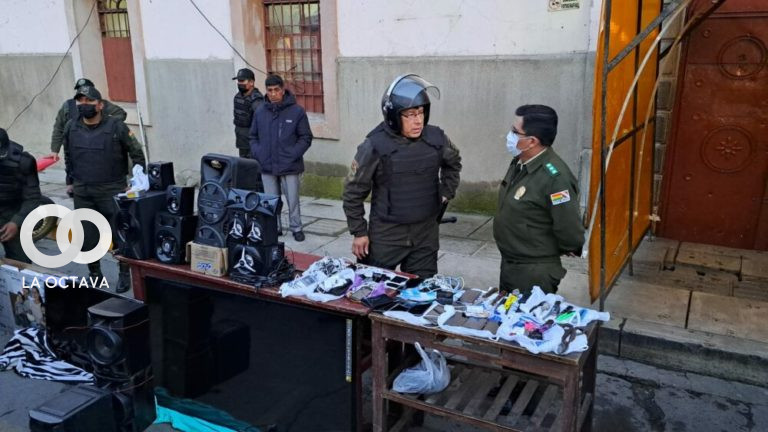 Decomisan armas en el tratado de reos