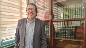 David Pérez, Presidente de la Cámara Departamental del Libro de La Paz