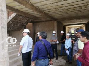 Inspección de Centro de Convenciones de la UAJMS Fuente: El Periódico