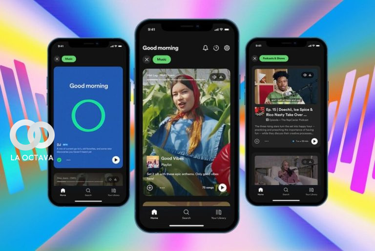 Nuevo diseño. Foto: Spotify
