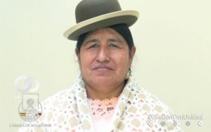 Senadora Paula Paxi. Foto. Cámara de Senadores