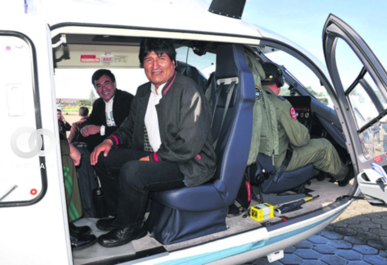 Evo Morales. Foto referencia: El Deber 