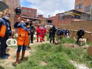 Allanamiento a la casa de Richard Choque Flores