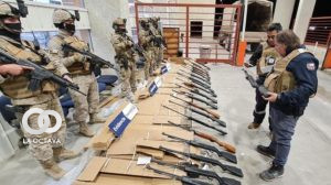 Rifles decomisados por la Aduana de Chile.Foto: Aduanas de Chile