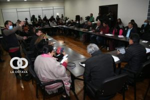 Reunión de los Maestros con el Ministerio de Educación. Foto: P7