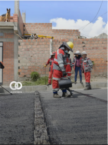 Personal de la Alcaldía inicia el colocado de reductores de velocidad
