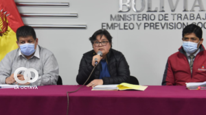 Imagen referencial. Ministra de Trabajo, Verónica Navia. Foto. ABI