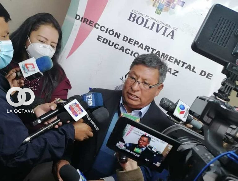 Lopez en rueda de prensa. Foto. ERBOL