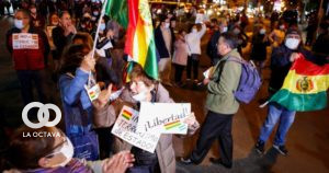 Marcha por la libertad de presos políticos.