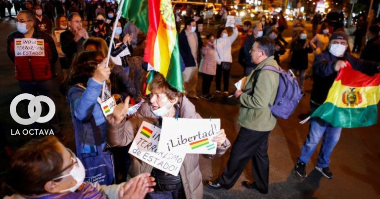 Marcha por la libertad de presos políticos.