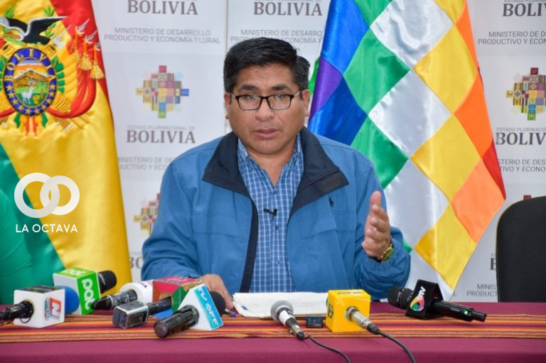 Néstor Huanca, Ministro de desarrollo Productivo.