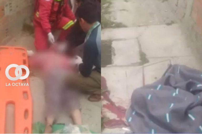 Madre e hijo son embestidos por una furgoneta