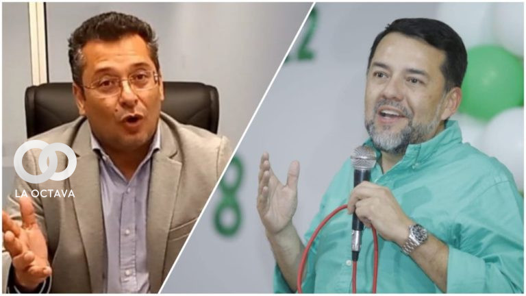 Walter Eguez, Diputado y Erik Morón, Senador ambos políticos la Bancada Creemos, foto: CREEMOS