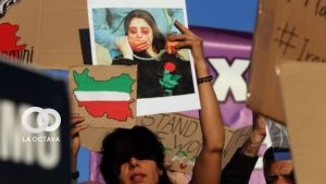 Protestas de mujeres en Irán.