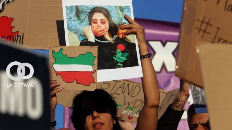 Protestas de mujeres en Irán.
